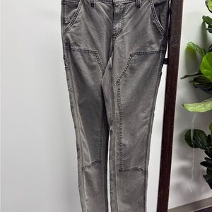 Carhartt Gray Women's Straight Leg Jeans 4tall